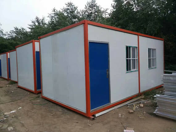 6米面開(kāi)門的住人集裝箱活動(dòng)房圖